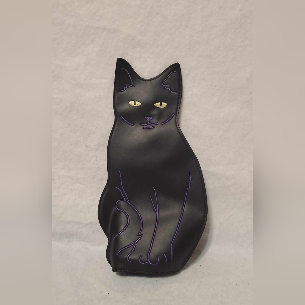 black cat purse crossbody